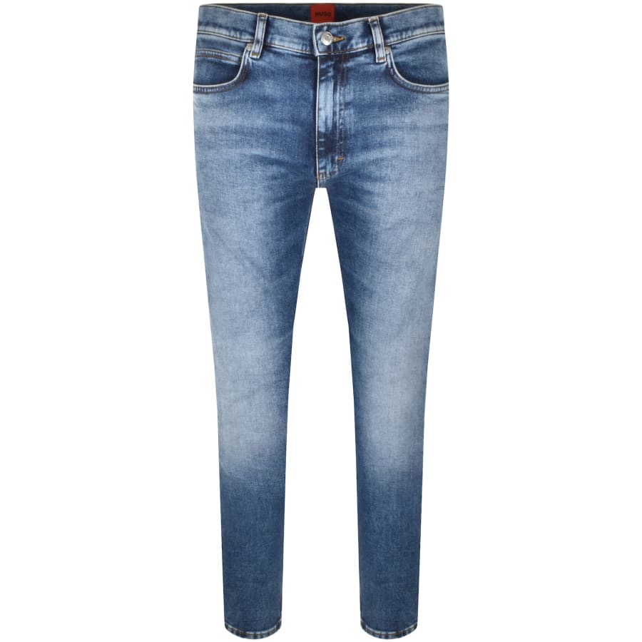 HUGO 734 Extra Slim Jeans Mid Wash Blue Mainline Menswear Canada
